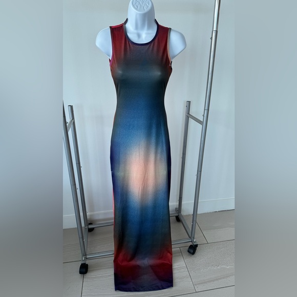 Multicolor Maxi Dress - Finesse - Picture 1 of 3